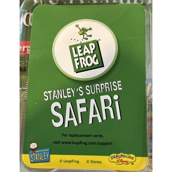 LeapFrog Stanleys Surprise Safari Pre-K Educational Set W/ Book Cartridge & Card - Picture 4 of 10